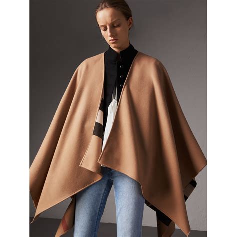 burberry merino wool poncho|Burberry wrap.